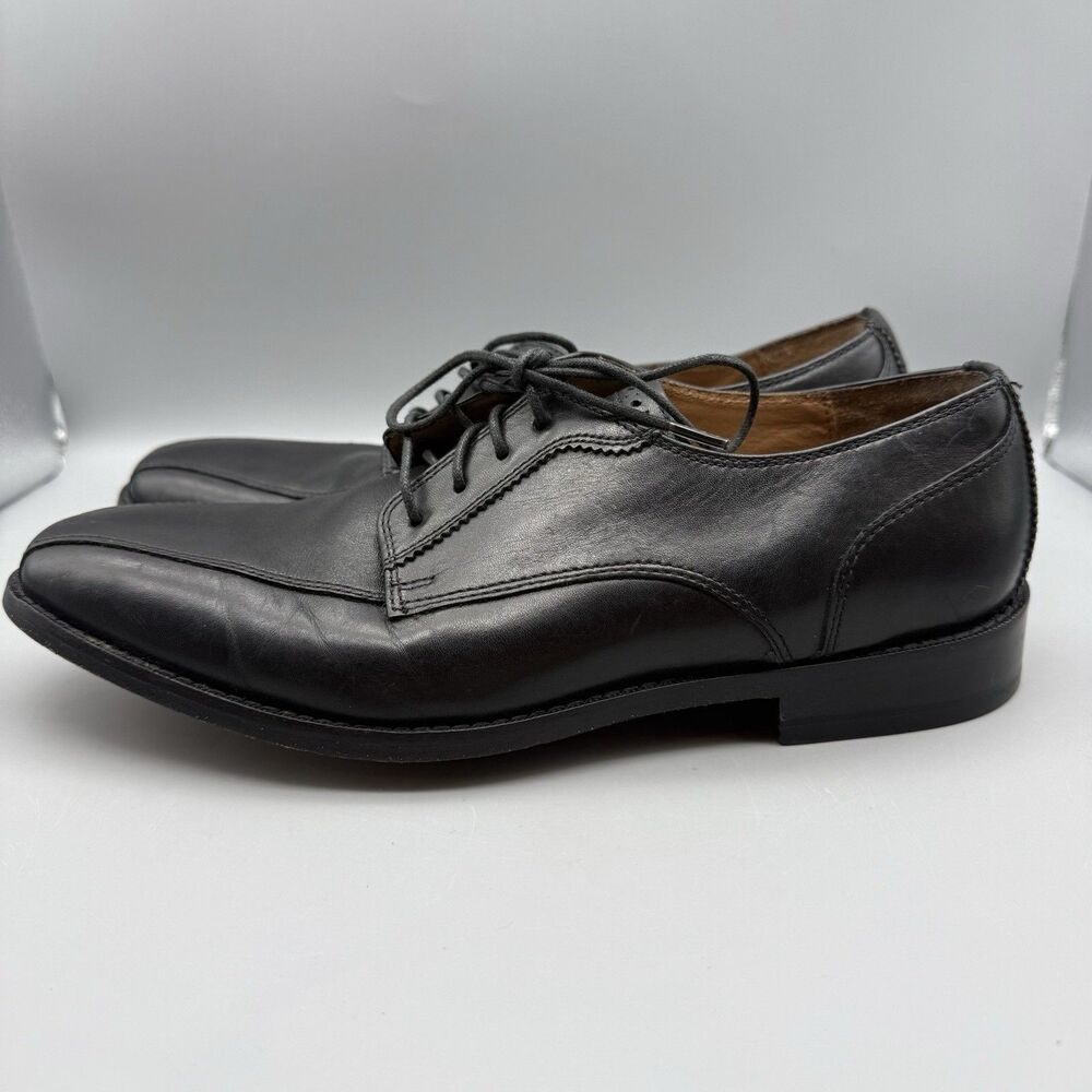 Cole Haan Giraldo Bike-Toe Oxfords Men’s Size 8 M Black  C21192 Grand Os Lace Up